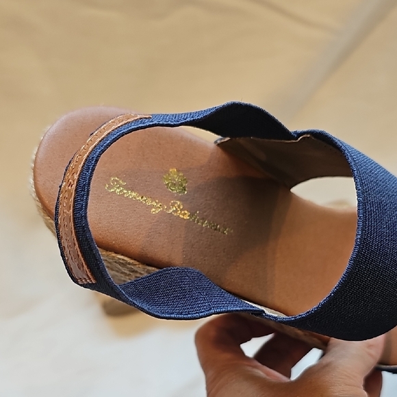 Tommy Bahama Navy Espadrille Wedges - Picture 3 of 3